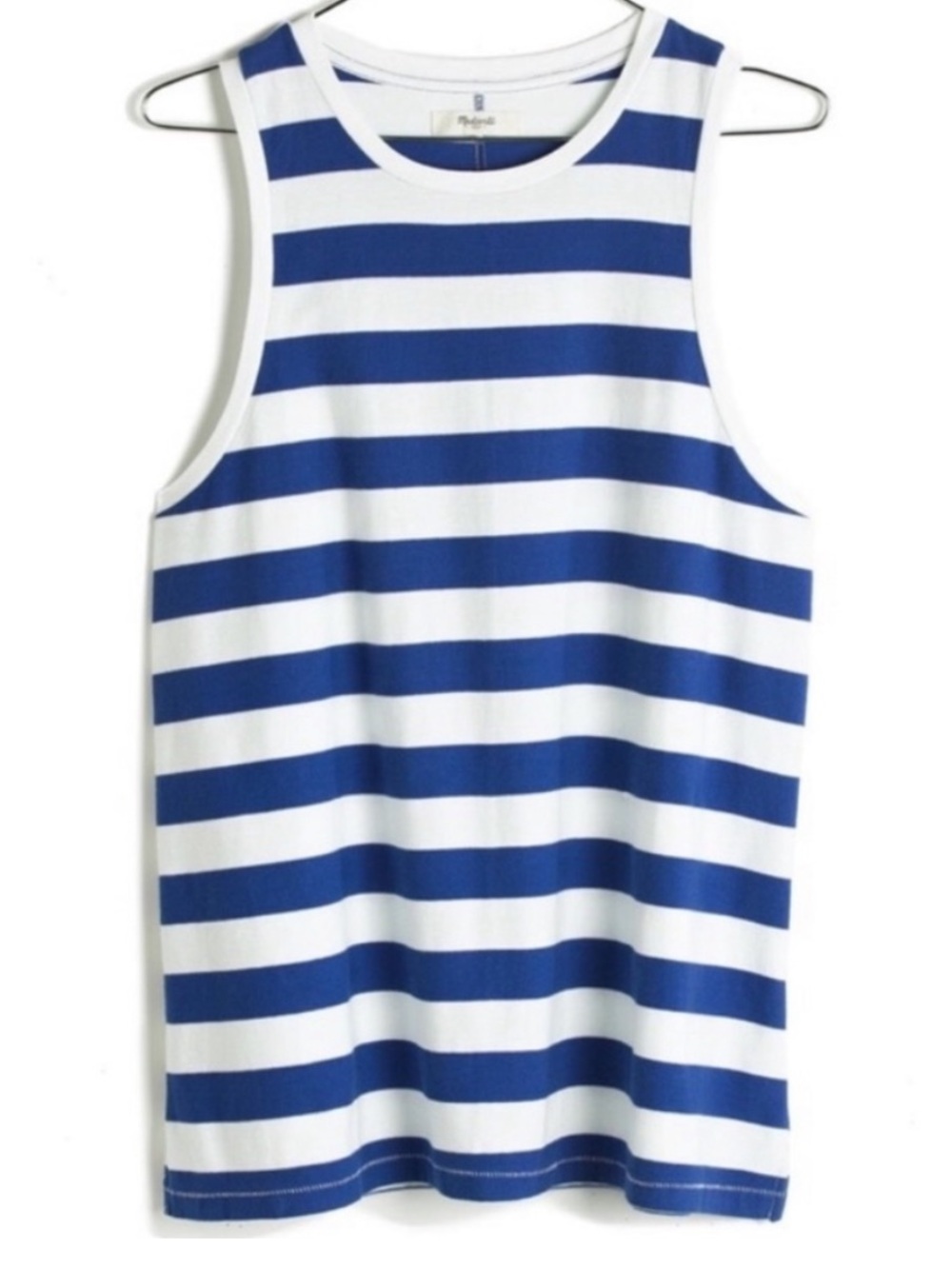 Madewell Wide Strap Striped Tank - Picture 2 of 13